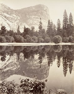 Mirror Lake, Yosemite by Carleton E. Watkins.
