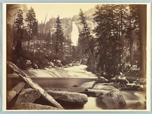 Nevada Fall, Yosemite by Carleton E. Watkins