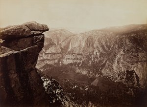 Yosemite Falls from Glacier Point by Carleton E. Watkins