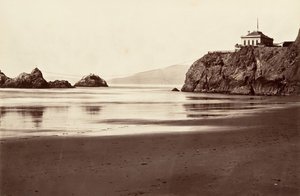 Cliff House and Seal Rock, 1868-69, printed ca. 1876