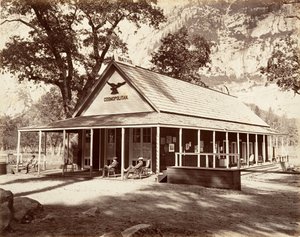 Cosmopolitan Saloon by Carleton Emmons Watkins