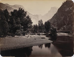 Distant View of the Domes, Yosemite Valley, California, c.1866 by Carleton E. Watkins