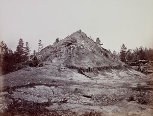 Indian Sweat House, Mendocino County, California by Carleton Emmons Watkins