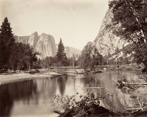 Looking Down Yosemite Valley by Carleton Emmons Watkins