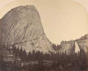 Mt. Broderick and Nevada Fall, 1861, Yosemite