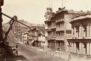North Side of California Street, 1864, printed ca. 1876 by Carleton Emmons Watkins