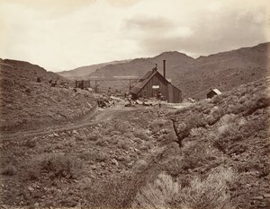 Sutro Tunnel Shaft No. 3, 1875, printed ca. 1876