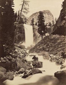 Vernal Fall, Yosemite by Carleton Emmons Watkins
