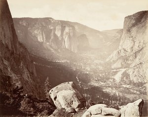 Yosemite Valley from Union Point by Carleton Emmons Watkins