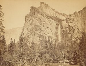 Bridal Veil, 900 Feet High by Carleton Watkins