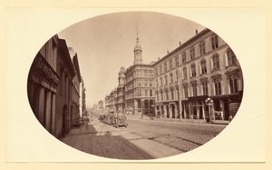 Cal. St. from Montg. St., S.F. by Carleton Watkins