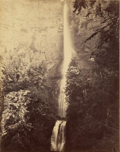 Cascades, Multnomah Falls by Carleton Watkins