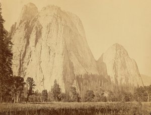 Cathedral Rocks, 2600 Feet High by Carleton Watkins
