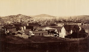 City Front from Rincon Hill in 1860