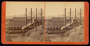 Consolidated Virginia Pan Mill, Virginia City by Carleton Watkins