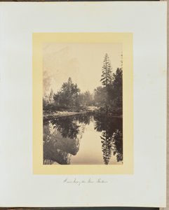Mirror View of the Three Brothers by Carleton Watkins