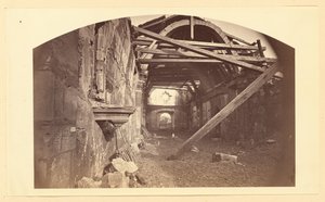 Mission El Carmelo Established 1770, Interior Monterey California by Carleton Watkins
