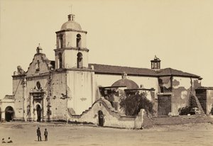 Mission, San Luis Rey de Francia by Carleton Watkins