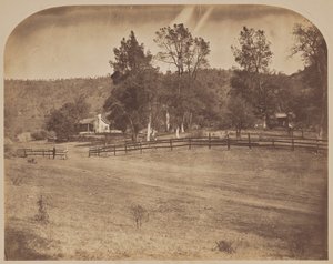 Residence of J.C. Fremont - Bear Valley by Carleton Watkins
