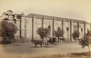 San Gabriel Mission, California by Carleton Watkins