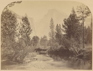 Tasayac - Half Dome - 4967 ft. Yosemite by Carleton Watkins