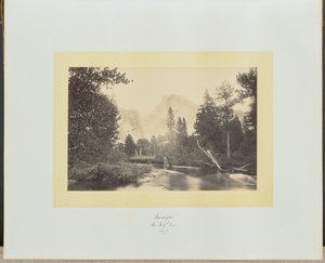 Tasayac. The Half Dome 5000 ft by Carleton Watkins