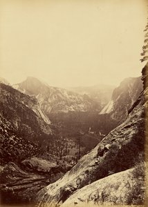 The Domes from the Foot of the Upper Yosemite by Carleton Watkins