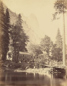 The Sentinel and Hotel by Carleton Watkins