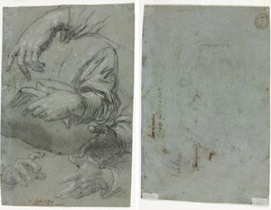Studies of Hands (recto); Sketch of a Child