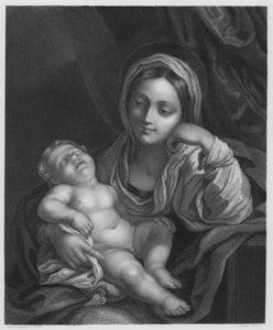 The Virgin and Child (from the picture in the Royal Collection)