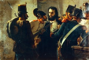 Ugo Bassi in Comacchio prison by Carlo Ademollo