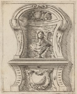 Architectural Motif with a Bust
