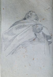 Bust of Man Drape by Carlo Bononi