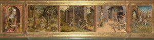 Predella of La Madonna della Rondine (The Madonna of the Swallow) by Carlo Crivelli
