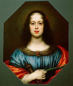 Portrait of Vittoria della Rovere (1622-1694) as Saint Catherine by Carlo Dolci