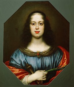 Portrait of Vittoria della Rovere 1622-1694 as Saint Catherine, 1640s by Carlo Dolci