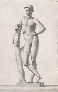 Statue of Mercury, 1734 by Carlo Gregori