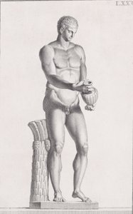 Statue of a Male Athlete by Carlo Gregori