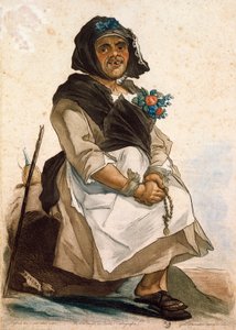 La basana (woman sloppy and disheveled)