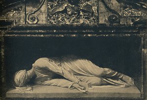 Roma - Basilica of St. Caecilia. - Statue of the Saint by Maderno by Carlo Maderno