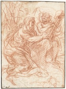 Mary Magdalene Adoring the Cross by Carlo Maratta