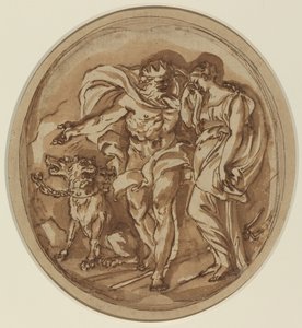 Pluto Bringing Proserpine to the Gates of Hell by Carlo Maratta