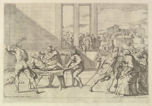 Martyrdom of St. Andrew by Carlo Maratta or Maratti