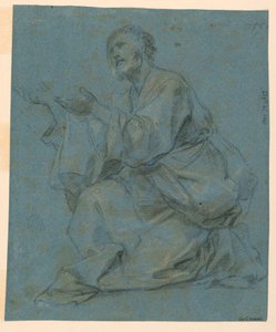 Studies: Two Sitting Men by Carlo Maratti