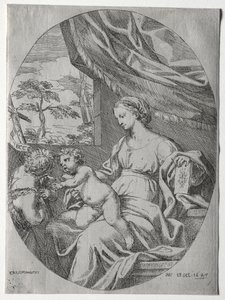 Virgin and Child with the Infant St. John by Carlo Maratta or Maratti