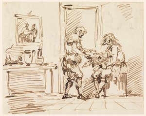 A Genre Scene by Carlo Marchionni
