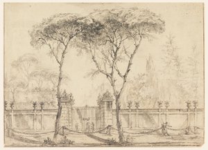 At the Gate of a Villa