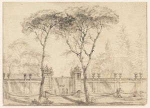 At the Gate of a Villa, 1770–86 by Carlo Marchionni