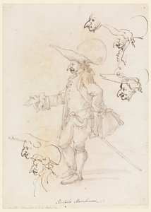 Caricatures, ca. 1725–75 by Carlo Marchionni