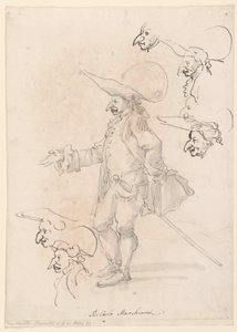 Caricatures, ca. 1725–75 by Carlo Marchionni